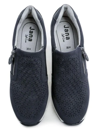 Jana 8-24765-46 navy dámské polobotky