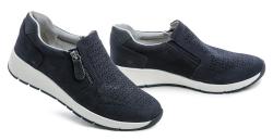 Jana 8-24765-46 navy dámske poltopánky