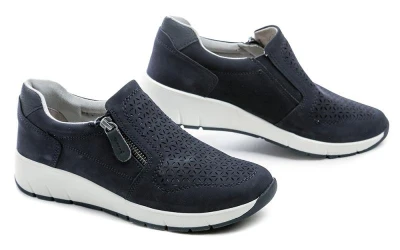Jana 8-24765-46 navy dámské polobotky
