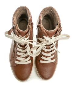 Jana 8-25269-43 cognac dámské zimní boty šíře H