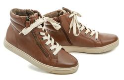 Jana 8-25269-43 cognac dámské zimní boty šíře H