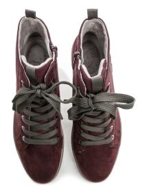 Jana 8-25280-29 bordó dámské nadměrné zimní boty