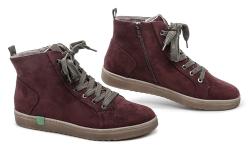 Jana 8-25280-29 bordó dámské nadměrné zimní boty