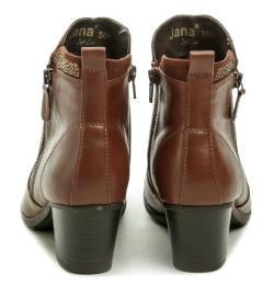 Jana 8-25363-29 hnědé dámské zimní boty šíře H
