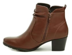 Jana 8-25363-29 hnědé dámské zimní boty šíře H