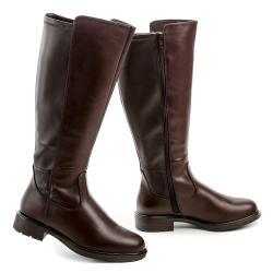 Jana 8-25563-43 hnedé dámske čižmy šírka H