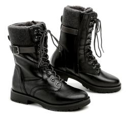 Jana 8-26260-43 čierne dámske zimné topánky