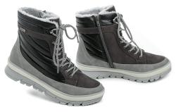 Jana 8-26266-41 černé dámské zimní boty šíře H