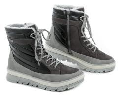 Jana 8-26266-41 černé dámské zimní boty šíře H