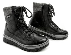 Jana 8-26271-29 černé dámské zimní boty