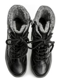 Jana 8-26271-29 černé dámské zimní boty