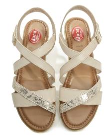 Jana 8-28115-28 béžové nadměrné dámské sandály