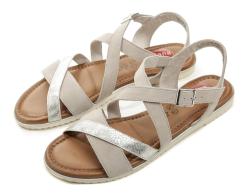 Jana 8-28115-28 šedé nadměrné dámské sandály