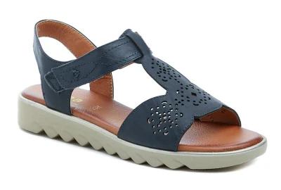 Jana 8-28262-44 navy dámské sandály šíře H Jana 8-28262-44 navy dámské sandály šíře H