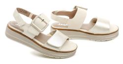 Jana 8-28266-44 béžovo zlaté dámske sandále