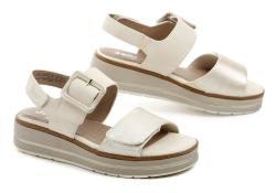 Jana 8-28266-44 béžovo zlaté dámske sandále