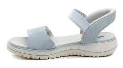 Jana 8-28774-46 denim dámske sandále šírka H