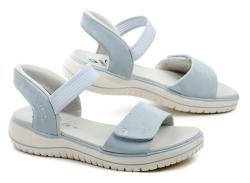Jana 8-28774-46 denim dámske sandále šírka H