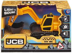 JCB Rypadlo pásový bagr pracovní stroj na baterie Světlo Zvuk plast
