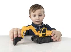 JCB Rypadlo pásový bagr pracovní stroj na baterie Světlo Zvuk plast