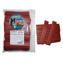 Jerky plátky Hovězí JUKO Snacks (45 ks) Jerky plátky Hovězí JUKO Snacks (45 ks)