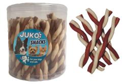 Jerky tyčinka kroucená Vanilka kuře JUKO Snacks (50 ks) Jerky tyčinka kroucená Vanilka kuře JUKO Snacks (50 ks)