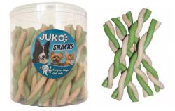 Jerky tyčinka kroucená Vanilka mint JUKO Snacks (50 ks) Jerky tyčinka kroucená Vanilka mint JUKO Snacks (50 ks)