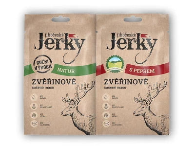 Jihočeské Jerky Zvěřinové 20g Jihočeské Jerky Zvěřinové 20g