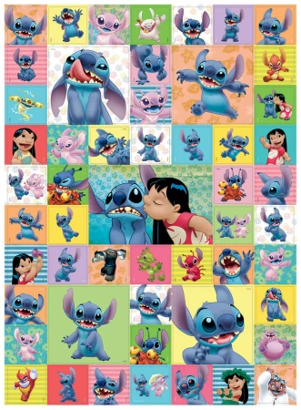 Jiri Models 100 samolepek + omalovánky Lilo Stitch