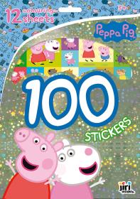 Jiri Models 100 samolepek + omalovánky prasátko Peppa Pig Jiri Models 100 samolepek + omalovánky prasátko Peppa Pig