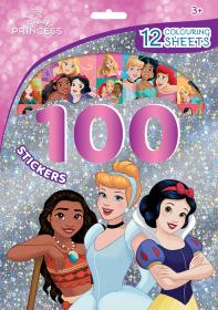 Jiri Models 100 samolepek + omalovánky Princezny