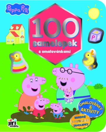 Jiri Models 100 samolepek s omalovánkami Prasátko Peppa Jiri Models 100 samolepek s omalovánkami Prasátko Peppa