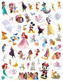 Jiri Models 100 tetování + omalovánky Disney pro holky