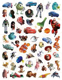 Jiri Models 100 tetování + omalovánky Disney pro kluky