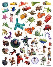 Jiri Models 100 tetování + omalovánky Disney pro kluky