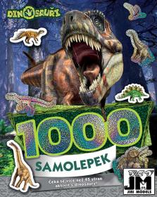 Jiri Models 1000 samolepek s aktivitami Dinosauři