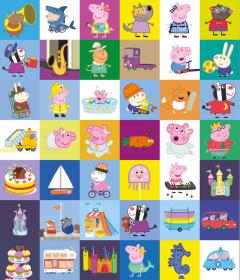 Jiri Models 1000 samolepek s aktivitami Peppa Pig