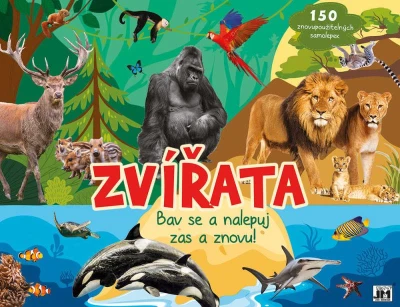 Jiri Models Album samolepky Zvířata Bav se a nalepuj zas a znovu! Jiri Models Album samolepky Zvířata Bav se a nalepuj zas a znovu!