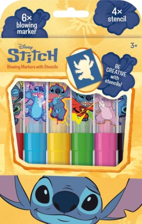 Jiri Models Fixy foukací 6ks Lilo Stitch II. set se 4 šablonami Jiri Models Fixy foukací 6ks Lilo Stitch II. set se 4 šablonami
