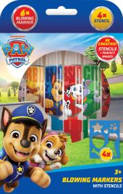 Jiri Models Fixy foukací 6ks Tlapková Patrola kluci set se 4 šablonami