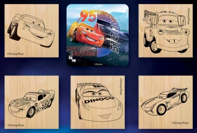 Jiri Models Razítka 5+1 s pop-up voskovou Auta (Cars)