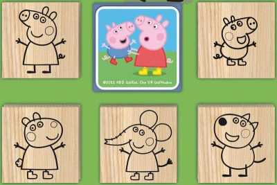 Jiri Models Razítka 5+1 s pop-up voskovou Peppa Pig