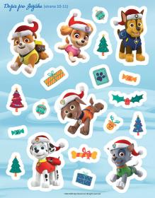 Jiri Models Knížka Vánoční + samolepky Tlapková Patrola (Paw Patrol)