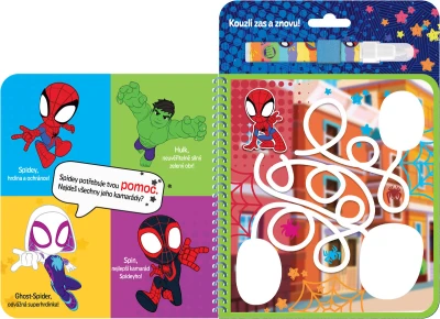Jiri Models Kouzelné aktivity Spidey set s vodním perem