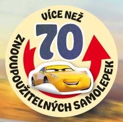 Jiri Models Lepím si znovu Auta (Cars) zábava se samolepkami