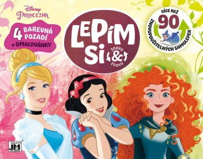 Jiri Models Lepím si znovu Disney Princezny zábava se samolepkami Jiri Models Lepím si znovu Disney Princezny zábava se samolepkami