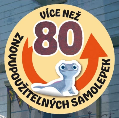 Jiri Models Lepím si znova Ľadové kráľovstvo zábava so samolepkami