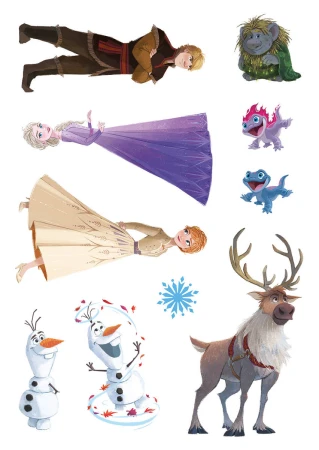 Jiri Models Magnetická samolepková knížka Ledové Království (Frozen)