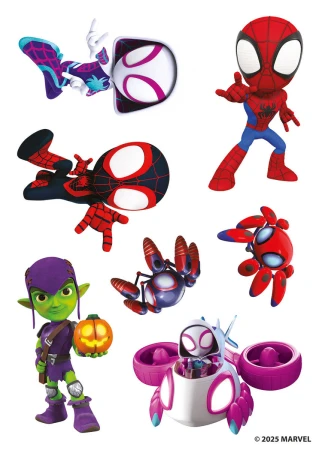 Jiri Models Magnetická samolepková knížka Spidey