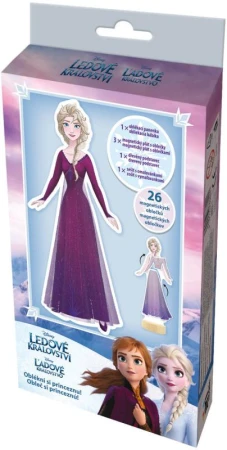Jiri Models Magnetické oblékání + omalovánky Frozen (Ledové Království) Elsa
